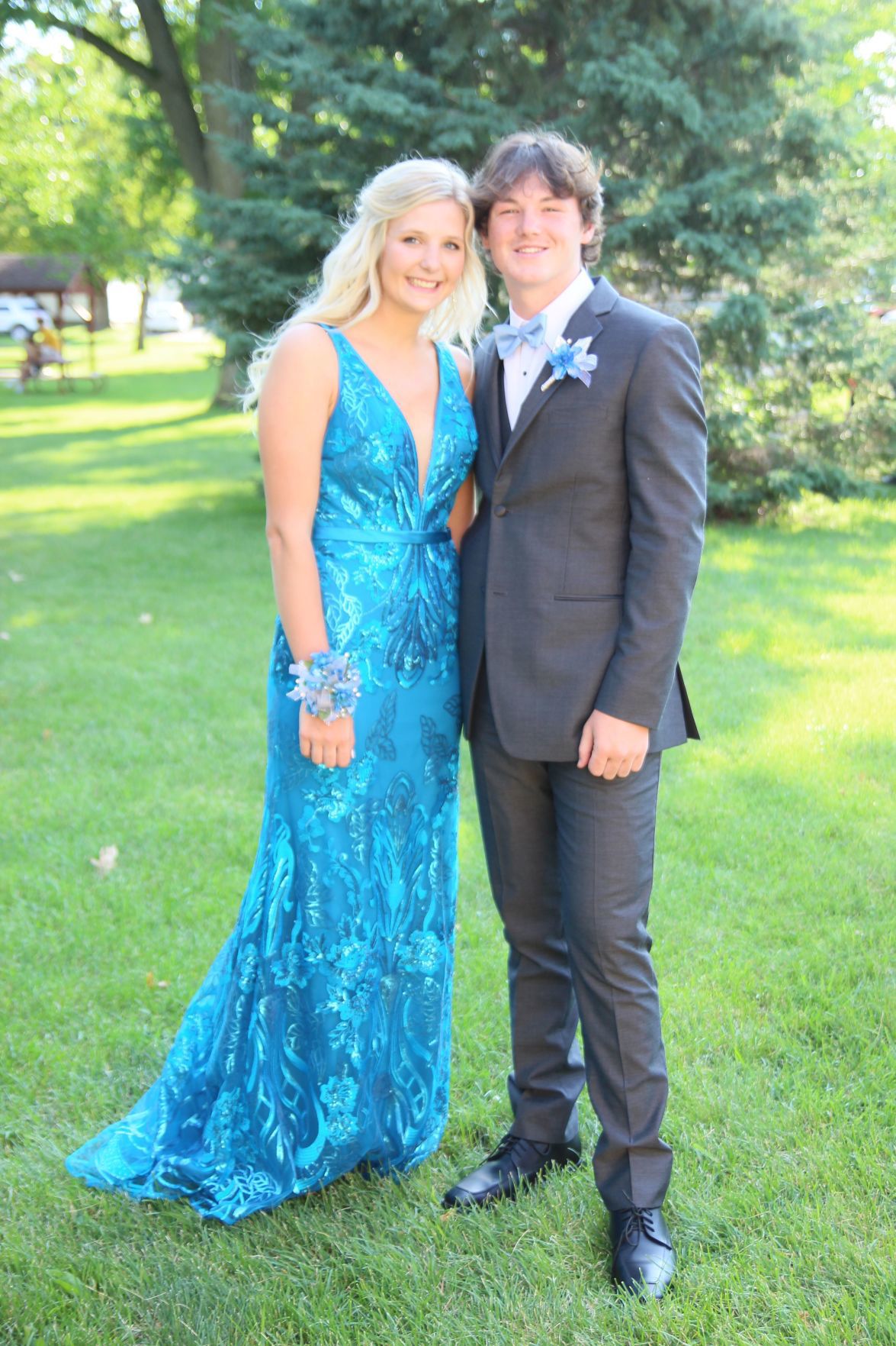 Libby Schwamman and Kaden Barry